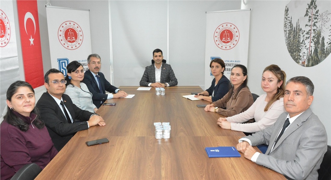 Denetimli Serbestlik Daire Başkanı Yasin Aydın Ankara Batı DSM’yi Ziyaret Etti